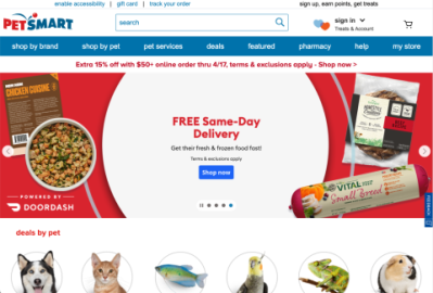 Petsmart 2024 food delivery